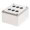 Boîtier en acier inox EN 1.4301 couvercle surbaissé, étanche IP66