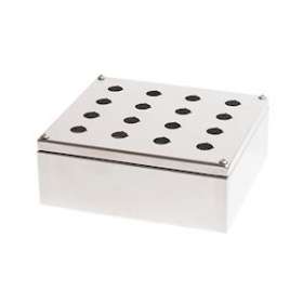 Boîtier en acier inox EN 1.4301 finement satiné, étanche IP66|Limatec-LI2PS16H-304