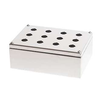 Boîtier en acier inox EN 1.4301 finement satiné, étanche IP66|Limatec-LI2PS12H-304