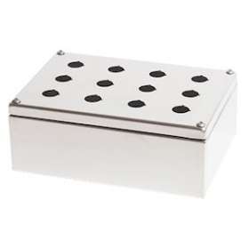 Boîtier en acier inox EN 1.4301 finement satiné, étanche IP66|Limatec-LI2PS12H-304