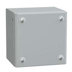 Spacial SBM - boite acier 150x150x120mm - couvercle plein|Schneider Electric-SCHNSYSBM151512