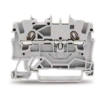 TOPJOB'S Borne de passage 2C / 1,5 (2,5) mm² / Gris|Wago contact-WAG2001-1201