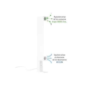 SUP'AIR PLUS noir 30m² 4000K|Lod-LO2SUPR-PLUS-040W-015W-40K-770-B