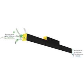 Peter Park'AIR PLUS plafonnier 1m Blanc 30m² 4000K|Lod-LO2PLAF-PLUS-040W-030W-40K-1000-