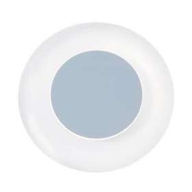 Applique murale SUNNY D400mm LED 18W 3000K - finition Blanche + chromé std|Lucibel-LCLASN0IEEM2