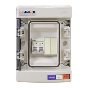 Coffret PV 600VDC 1MPPT 1 String 1 intersectionneur sans parafoudre|MADEnR-MP610611112