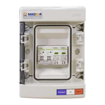 Coffret PV 600VDC 1MPPT 2 String 1 intersectionneur avec parafoudre|MADEnR-MP610612111