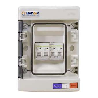 Coffret PV 600VDC 2MPPT 1 String 2 intersectionneur sans parafoudre|MADEnR-MP610622112