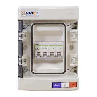 Coffret PV 1000VDC 1MPPT 1 String 1 intersectionneur sans parafoudre|MADEnR-MP611011112