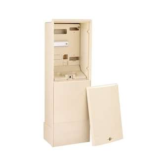 Borne avec panneau pour compteur et disjoncteur monophasé - Sigle ENEDIS|Maec-MAE0452208