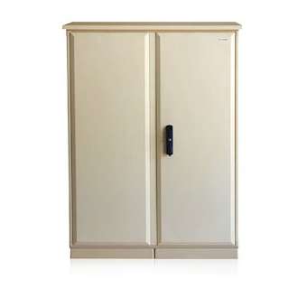 Armoire Poly dim H 1250 x L 1000 X P 420 mm - 2 portes|Maec-MAE0460553