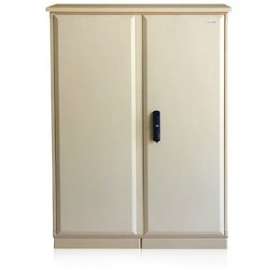 Armoire Poly dim H 1250 x L 1000 X P 420 mm - 2 portes|Maec-MAE0460553