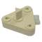 Serrure triangle 1/2 tour beige
