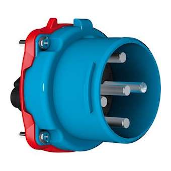 DECONTACTOR DS6 EDF Connecteur Poly bleu Size.4 IP66/67 3P+T 90A 440V AC|Marechal-MAR3168013130