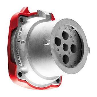 DECONTACTOR DN8 Connecteur Métal Size.2 IP54 1P+N+T 20A 250V AC|Marechal-MAR1988015