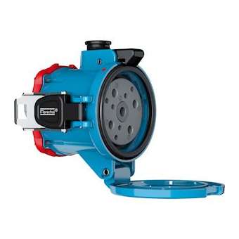 DECONTACTOR DS9 Socle Métal bleu Size.5 IP66/67 3P+T 150A 440V AC|Marechal-MAR3994013