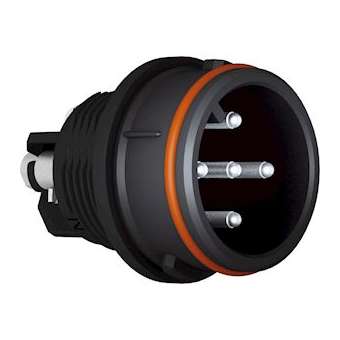 PNC Connecteur Poly noir IP66/67/69 5C 16A 480V|Marechal-MAR01E8007