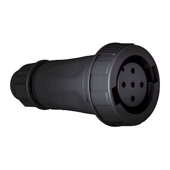 PNC Socle Poly noir +Poignée IP66/67/69 5C 16A 480V 11-15MM|Marechal-MAR01E3007