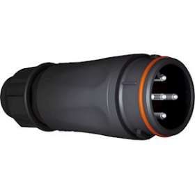 PNC Connecteur Poly noir +Poignée IP66/67/69 5C 16A 480V 11-15MM|Marechal-MAR01E1007