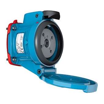 DECONTACTOR DSN3 Socle Poly bleu Size.2 IP66/67/69 3P+T 32A 230V AC +2AUX|Marechal-MAR6134033972