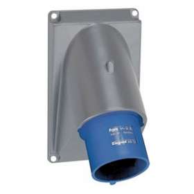 Fiche inclinée Hypra IP44 32A - 200V~ à 250V~ - 2P+T - plastique|Legrand-LEG052872