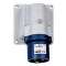 Fiche ou fiche inclinée saillie P17 IP44 32A - 200V~ à 250V~ - 2P+T