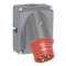 Fiche inclinée Hypra IP44 16A - 380V~ à 415V~ - 3P+N+T - plastique