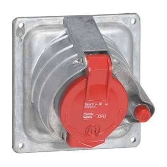 Prisinter fixe Hypra IP44/55 32A - 380V~ à 415V~ - 3P+T - métal|Legrand-LEG052913
