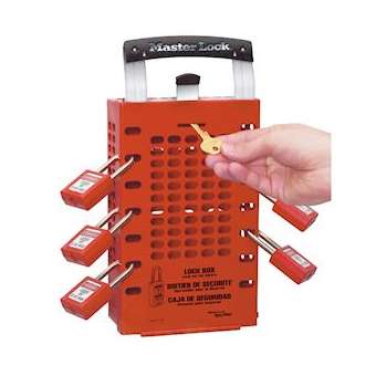 Boite de Consignation - Peut se fixer au mur - rouge|Master lock europe-SKP503RED