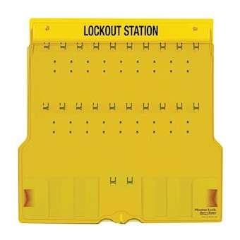 Station de consignation vide avec couvercle - Peut contenir 20 cadenas - EN|Master lock europe-SKP1484B