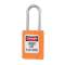 Cadenas Zenex Orange - Clé différente - Retenue de clé - - Anse inox 38 mm