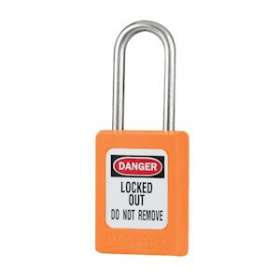 Cadenas Zenex Orange - Clé différente - Retenue de clé - - Anse inox 38 mm|Master lock europe-SKPS31ORJ