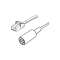 Cordon liaison din /RJ45