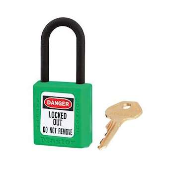 Cadenas Zenex Vert - Clé différente retenue - Anse nylon - Diamètre 6 mm|Master lock europe-SKP406GRN