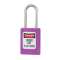 Cadenas Zenex Violet - Clé différente - Retenue de clé - Anse inox 38 mm