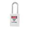 Cadenas Zenex Blanc - Clé différente - Retenue de clé - Anse inox 38 mm