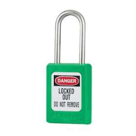 Cadenas Zenex Vert - Clé différente - Retenue de clé - Anse 38 mm dia 6 mm|Master lock europe-SKP410GRN