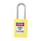 Cadenas Zenex Jaune - Clé différente - Retenue de clé - Anse inox 38 mm