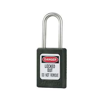 Cadenas Zenex Noir - Clé différente - Retenue de clé - Anse inox 38 mm|Master lock europe-SKPS31BLK