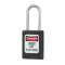 Cadenas Zenex Noir - Clé différente - Retenue de clé - Anse inox 38 mm