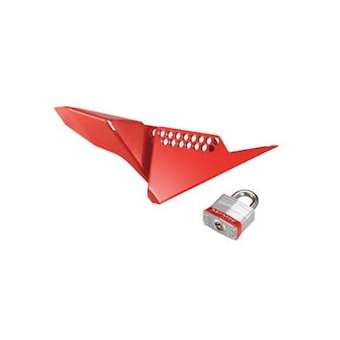 Bloque vanne quart de tour - Acier - Pour vannes de 31mm à 76mm de dia.|Master lock europe-SKPS3477