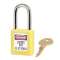 Cadenas Zenex Jaune - Clé différente - Retenue de clé - Anse 38 mm dia 6 mm|Master lock europe-SKP410YLW
