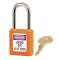 Cadenas Zenex Orange - Clé différente - Retenue de clé - Anse 38 mm dia 6 mm