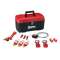 Boîte à outils de 42 x 23 x 21,6 cm avec assortiment