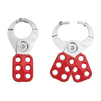 Mâchoire en acier poignée revêtue de vinyle. Intér mâchoire 38mm. Poignée rouge|Master lock europe-SKPALO802