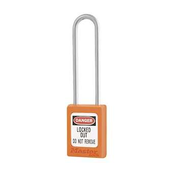 Cadenas Zenex Orange - Anse inox 76 mm - Clé différente - Retenue de clé|Master lock europe-SKPS31LTORJ