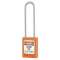 Cadenas Zenex Orange - Anse inox 76 mm - Clé différente - Retenue de clé|Master lock europe-SKPS31LTORJ