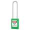 Cadenas Zenex Vert - Anse inox 76 mm - Clé différente - Retenue de clé|Master lock europe-SKPS31LTGRN
