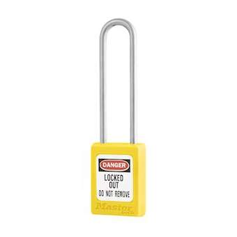 Cadenas Zenex Jaune - Anse inox 76 mm - Clé différente - Retenue de clé|Master lock europe-SKPS31LTYLW