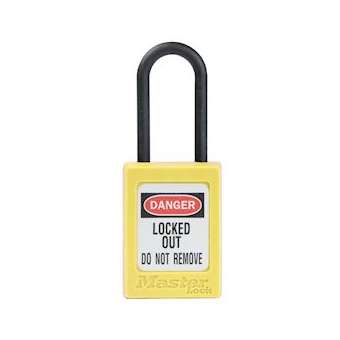 Cadenas Zenex Jaune - Anse en nylon - Clé variée - Sans Retenue clé - Dia 4,76mm|Master lock europe-SKPS32YLW